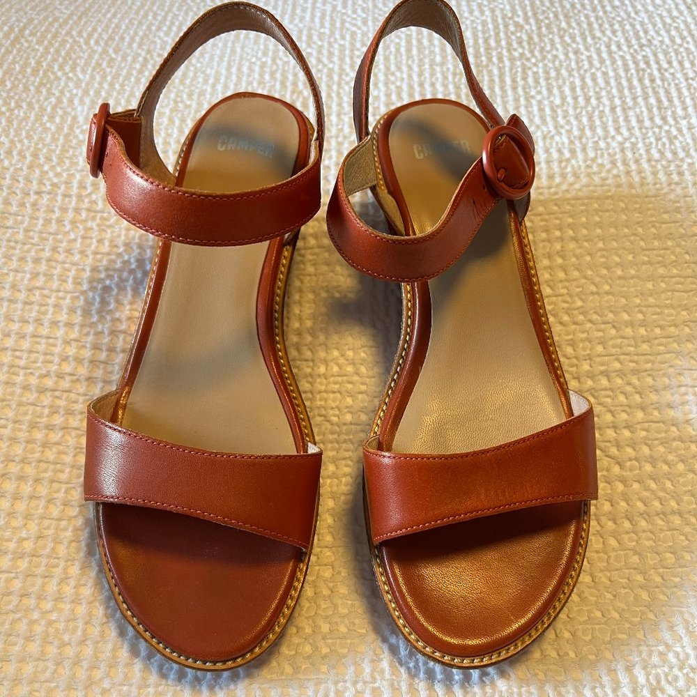 Camper Wedge Platform Sandals